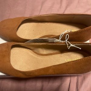 Brown Suede Heels